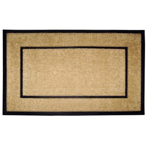 rubber coir doormat|coir with rubber frame doormat.